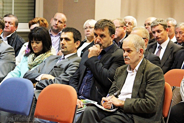 Minister Rolnictwa i Rozwoju Wsi Marek Sawicki w Mielcu na zaproszenie Podkarpackiej Izby Rolniczej