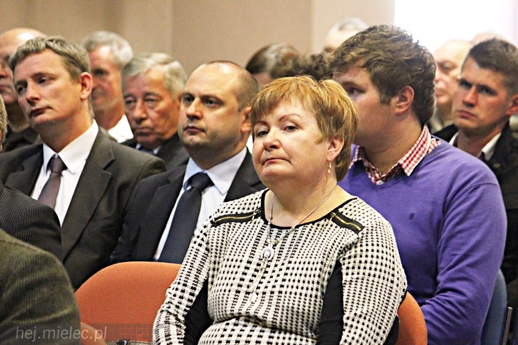 Minister Rolnictwa i Rozwoju Wsi Marek Sawicki w Mielcu na zaproszenie Podkarpackiej Izby Rolniczej