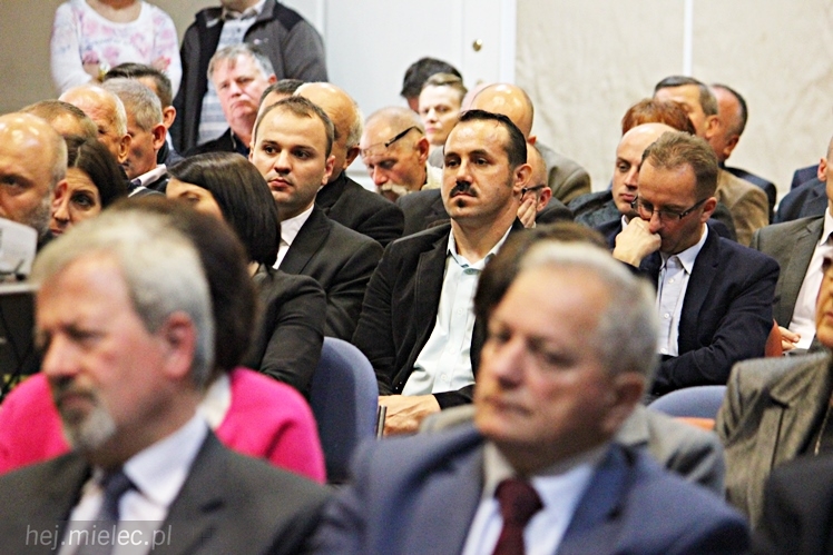 Minister Rolnictwa i Rozwoju Wsi Marek Sawicki w Mielcu na zaproszenie Podkarpackiej Izby Rolniczej