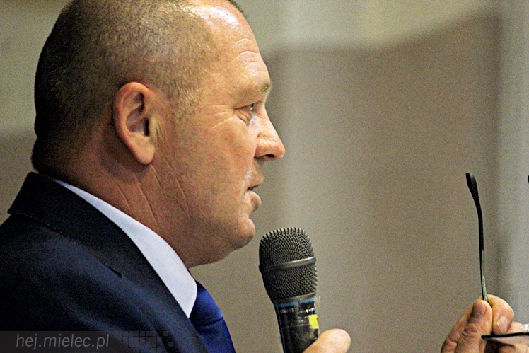 Minister Rolnictwa i Rozwoju Wsi Marek Sawicki w Mielcu na zaproszenie Podkarpackiej Izby Rolniczej