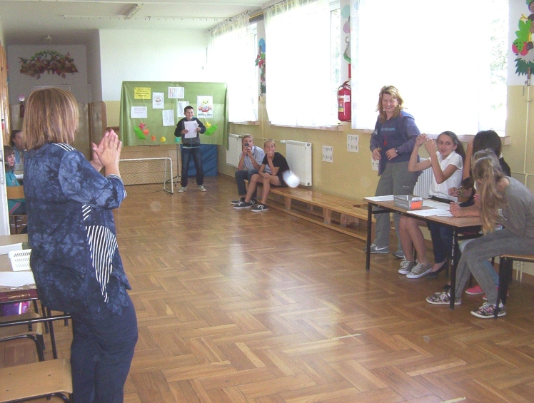 Światowy Dzień Tabliczki Mnożenia w szkole w Zabrniu