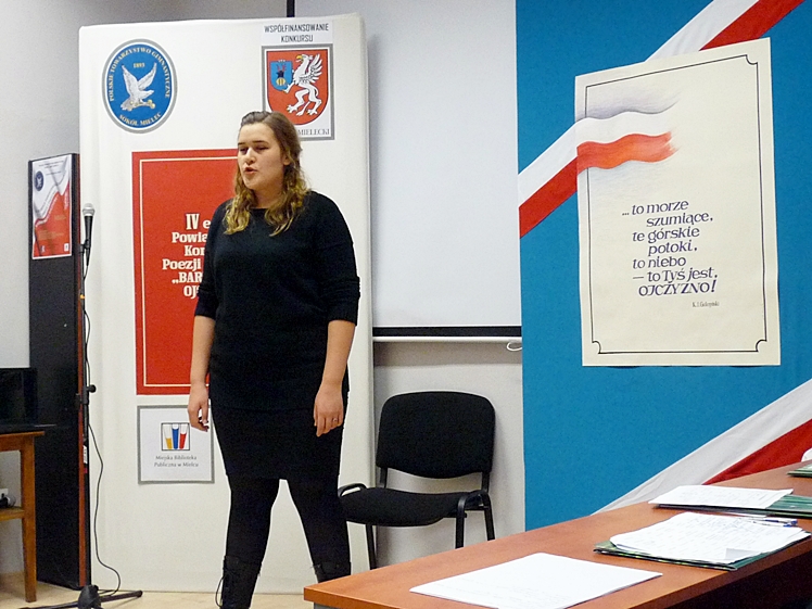 IV edycja Powiatowego Konkursu Poezji i Piosenki ?Barwy Mojej Ojczyzny? rozstrzygnięta