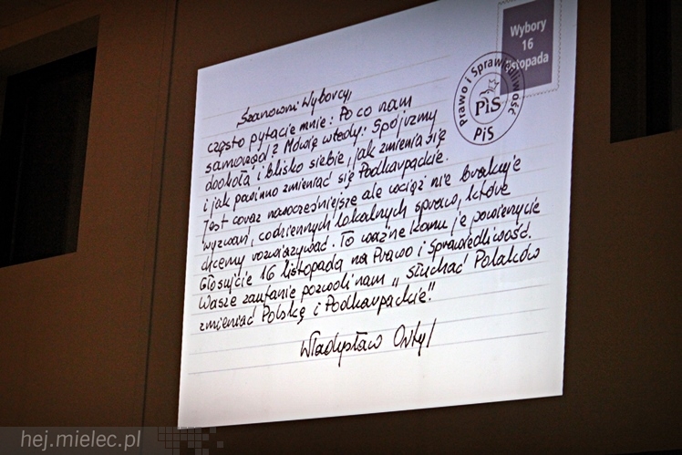 Powiatowa Konwencja Wyborcza Prawa i Sprawiedliwości 2014