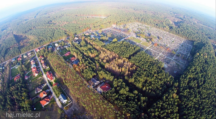 Cmentarz Komunalny z lotu ptaka: jak wielka jest to nekropolia