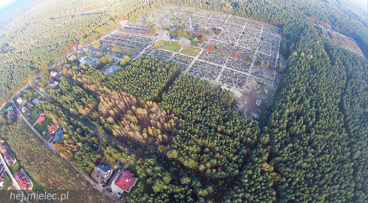 Cmentarz Komunalny z lotu ptaka: jak wielka jest to nekropolia