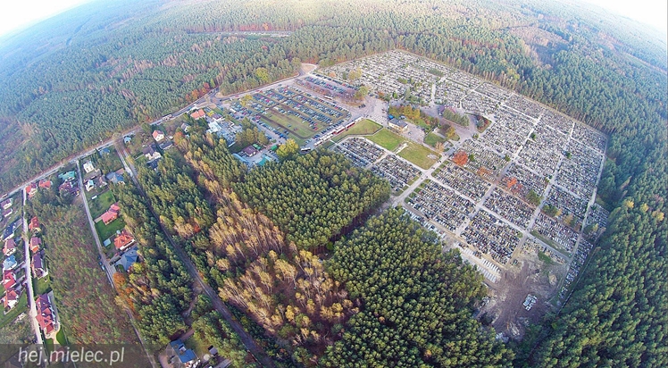 Cmentarz Komunalny z lotu ptaka: jak wielka jest to nekropolia