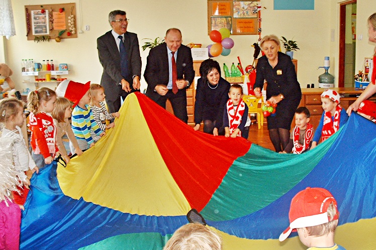 Podsekretarz Stanu Ministerstwa Sportu i Turystyki także w mieleckim przedszkolu