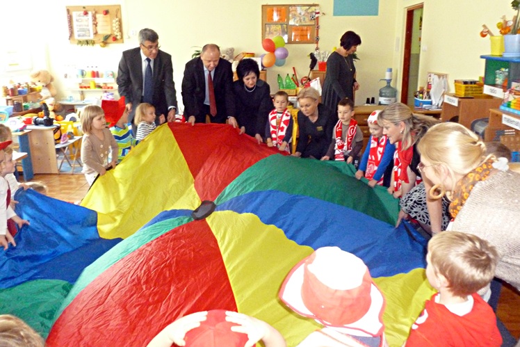 Podsekretarz Stanu Ministerstwa Sportu i Turystyki także w mieleckim przedszkolu