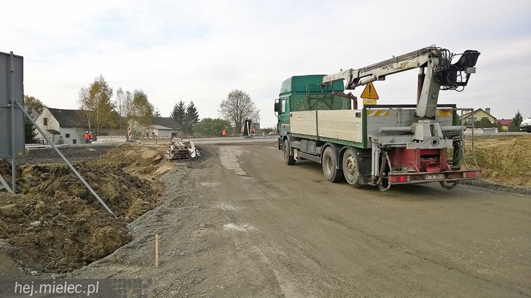 Południowy etap budowy obwodnicy Mielca na finiszu