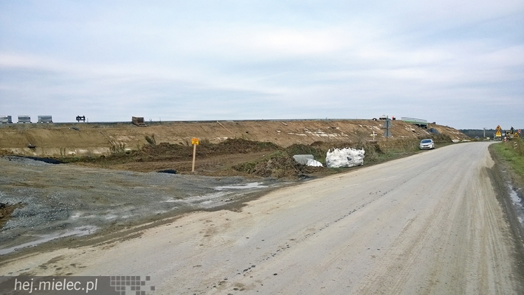 Południowy etap budowy obwodnicy Mielca na finiszu