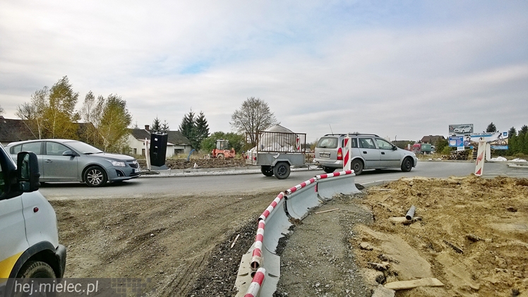 Południowy etap budowy obwodnicy Mielca na finiszu