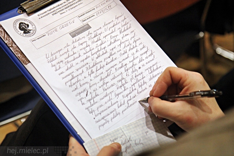 Dyktando Niepodległościowe na 96. Narodowe Święto Niepodległości