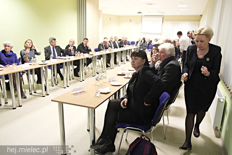 Minister edukacji narodowej Joanna Kluzik-Rostkowska w Mielcu