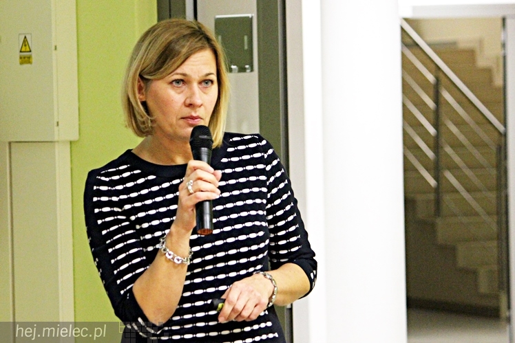 Minister edukacji narodowej Joanna Kluzik-Rostkowska w Mielcu