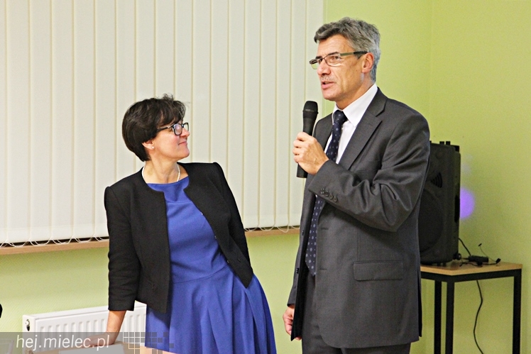Minister edukacji narodowej Joanna Kluzik-Rostkowska w Mielcu