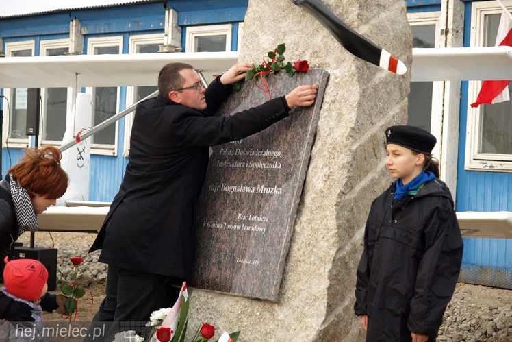 Odsłonięcie obelisku Bogusława 