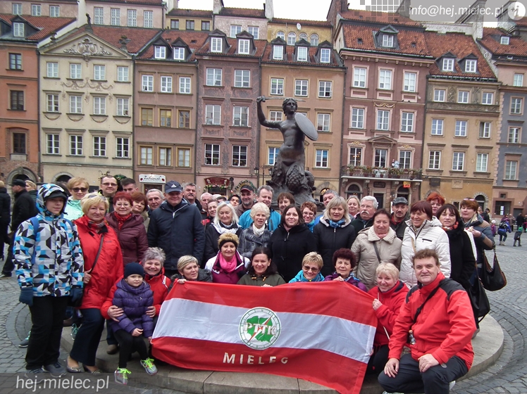 Mieleckie PTTK na wycieczce w Warszawie