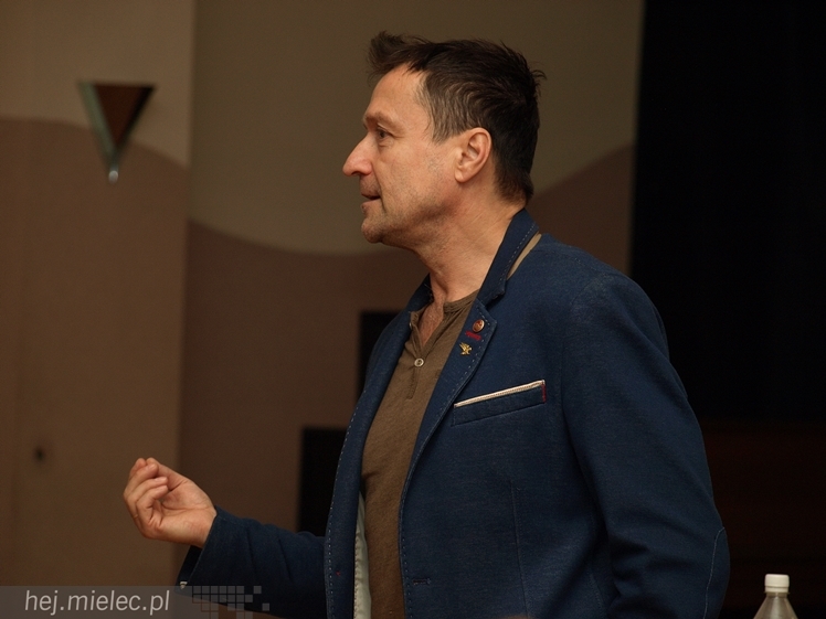 Spotkanie Jacka Kawalca z mielecką młodzieżą w ramach 