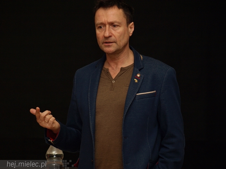 Spotkanie Jacka Kawalca z mielecką młodzieżą w ramach 