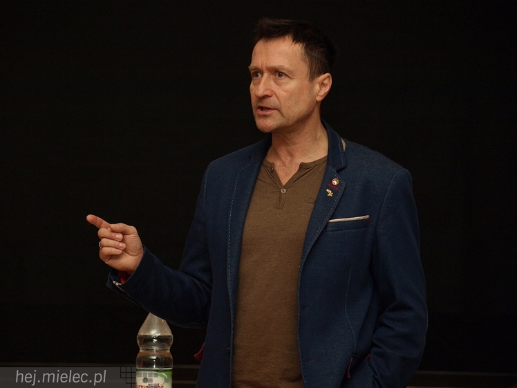 Spotkanie Jacka Kawalca z mielecką młodzieżą w ramach 