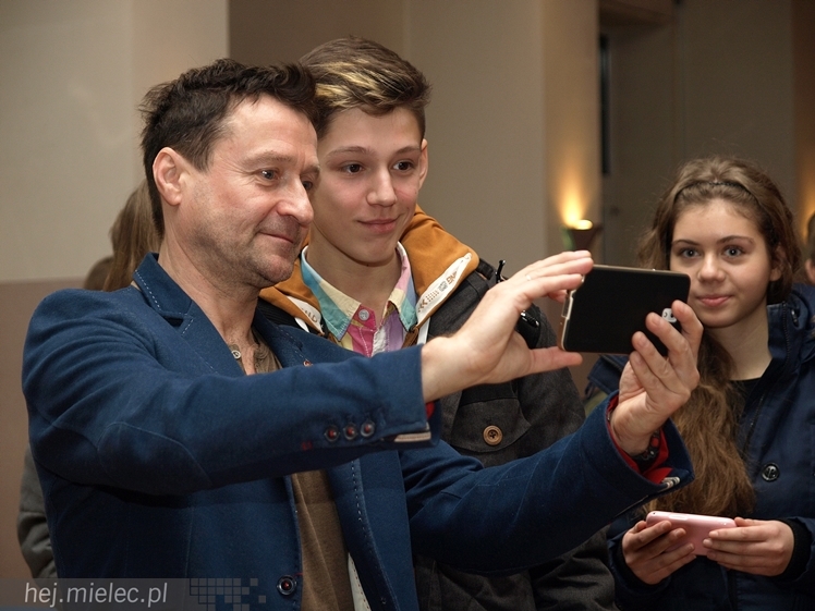 Spotkanie Jacka Kawalca z mielecką młodzieżą w ramach 