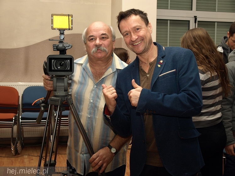 Spotkanie Jacka Kawalca z mielecką młodzieżą w ramach 