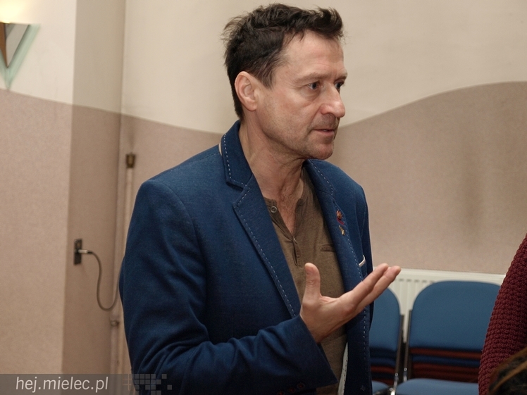 Spotkanie Jacka Kawalca z mielecką młodzieżą w ramach 