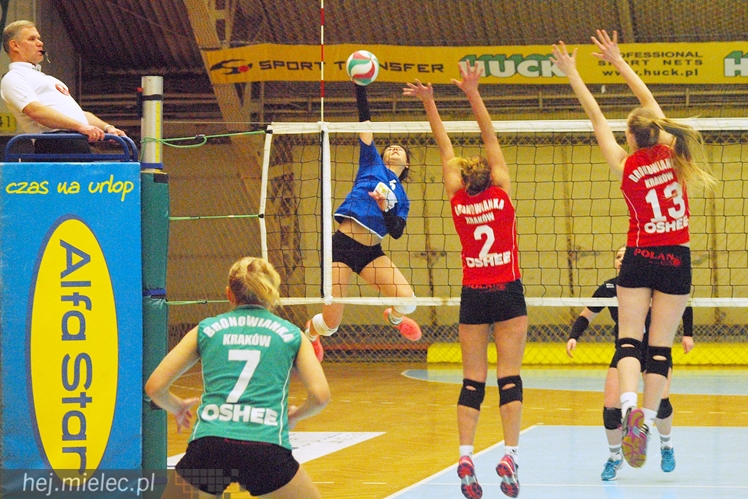 Siatrkarki Szóstki mierzyły się z liderem 2 ligi