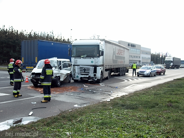Wypadek na ul. Wojska Polskiego