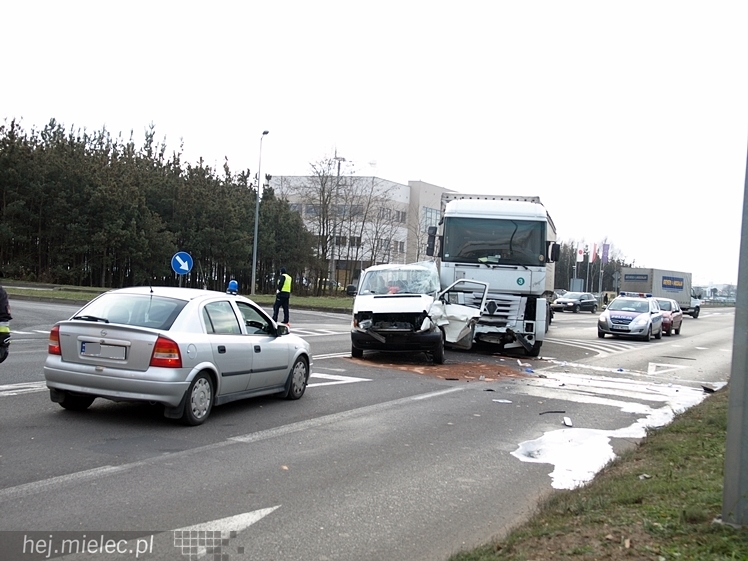Wypadek na ul. Wojska Polskiego