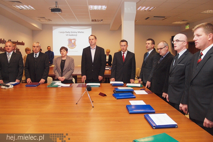 Pierwsza Sesja Rady Gminy Mielec