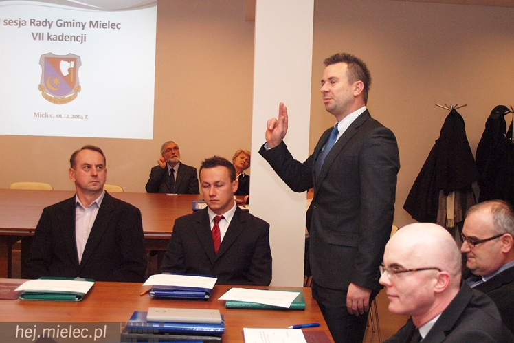 Pierwsza Sesja Rady Gminy Mielec