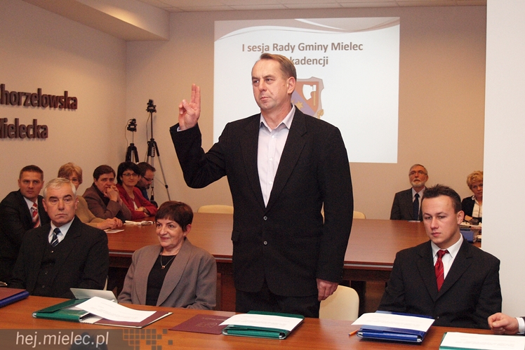 Pierwsza Sesja Rady Gminy Mielec