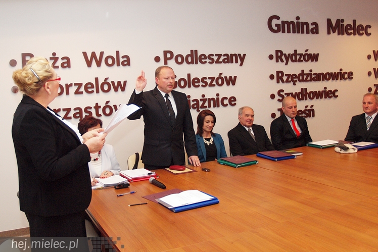 Pierwsza Sesja Rady Gminy Mielec