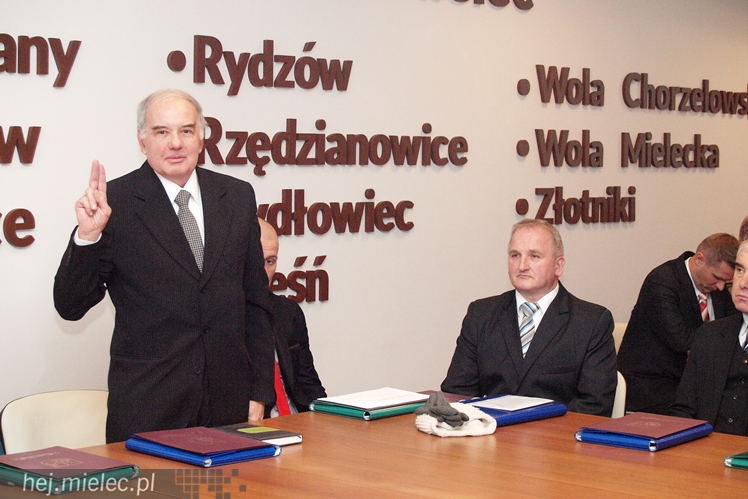 Pierwsza Sesja Rady Gminy Mielec