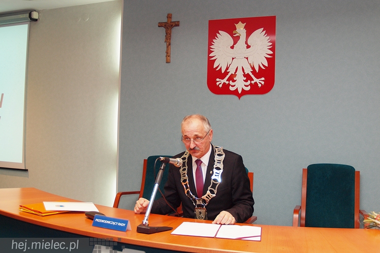 Krótka pierwsza sesja Rady Miejskiej w Mielcu