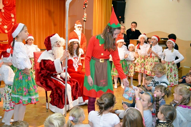 Spotkanie z Mikołajem w Ośrodku Kultury w Chorzelowie