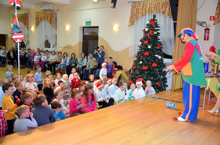 Spotkanie z Mikołajem w Ośrodku Kultury w Chorzelowie