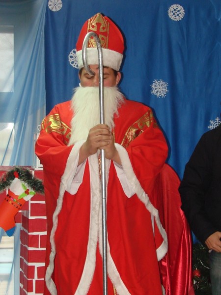 Wizyta Św. Mikołaja w placówkach w Pniu