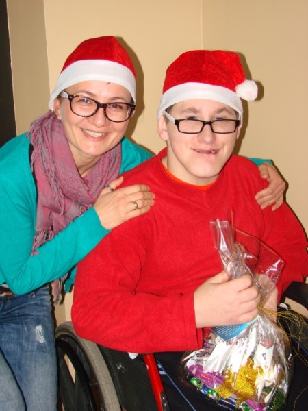 Wizyta Św. Mikołaja w placówkach w Pniu