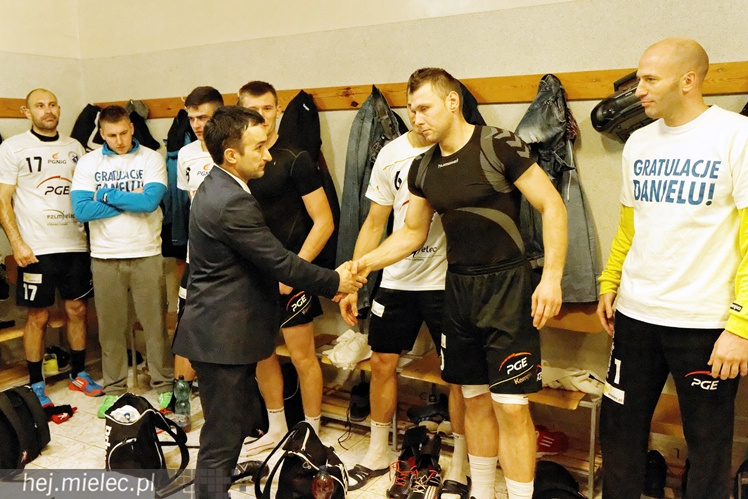 Prezydent u szczypiornistów