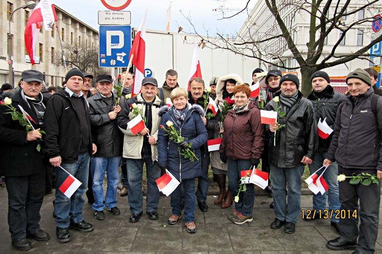 Mielczanie szli w marszu organizowanym przez PiS