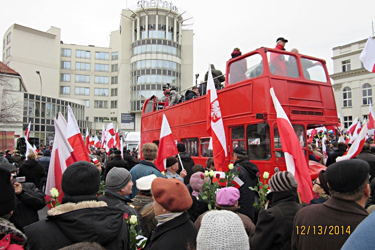 Mielczanie szli w marszu organizowanym przez PiS