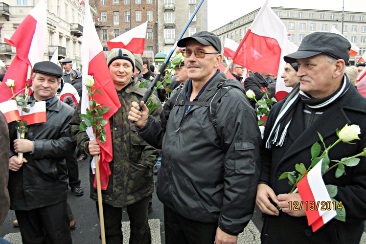 Mielczanie szli w marszu organizowanym przez PiS