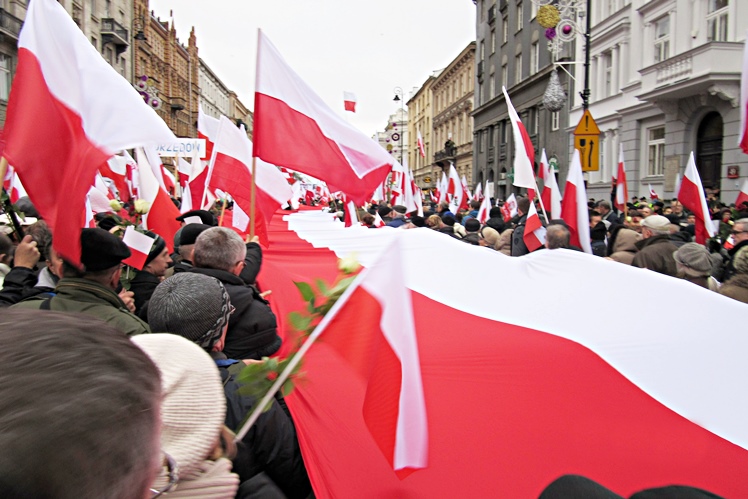 Mielczanie szli w marszu organizowanym przez PiS