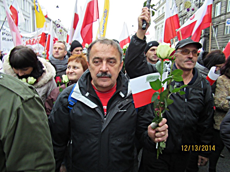 Mielczanie szli w marszu organizowanym przez PiS