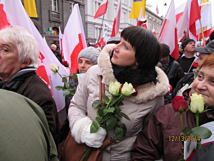 Mielczanie szli w marszu organizowanym przez PiS
