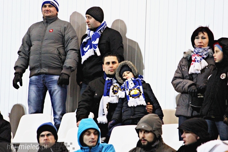 Mecz Wigilijny 2014 na Stadionie Miejskim: Piłkarze - Kibice 6:5