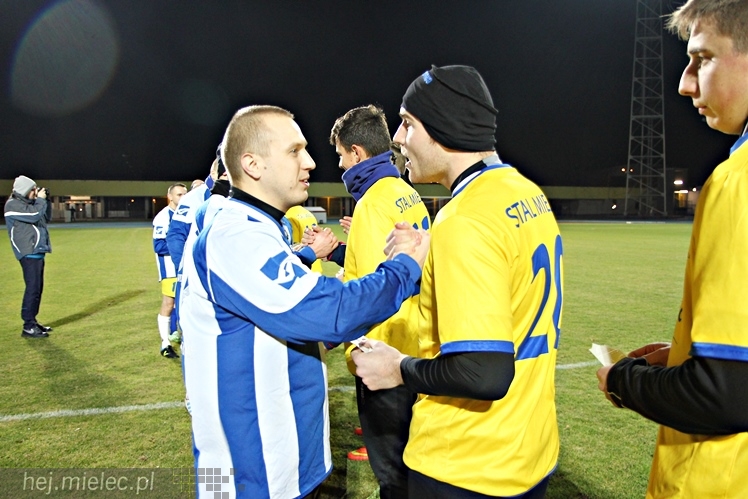 Mecz Wigilijny 2014 na Stadionie Miejskim: Piłkarze - Kibice 6:5