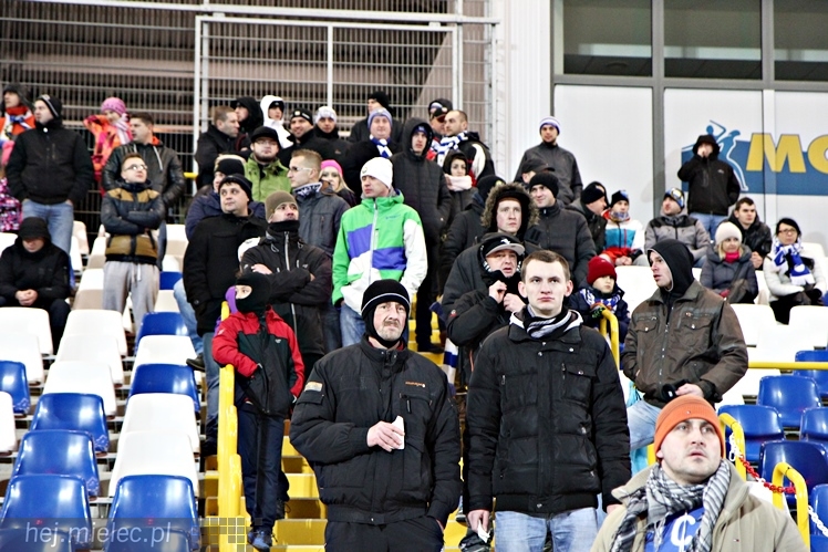 Mecz Wigilijny 2014 na Stadionie Miejskim: Piłkarze - Kibice 6:5